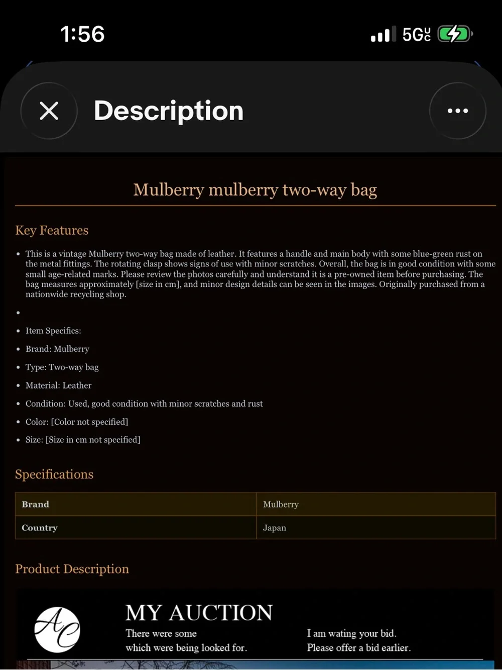 Mulberry Croc-Embossed Tan Brown Leather Satchel